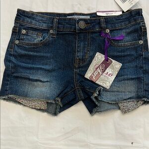 Yaso Blue Distressed Denim Shorts